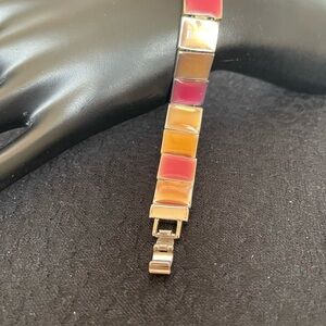 Lia Sophia Red and Orange Bracelet